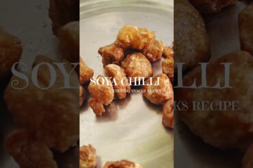 Soya Chilli Recipe ⚡ | 1 Trick Se Banega Super Soft#soyabean#reels #youtubeshorts