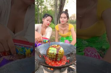 Watermelon Cook With Chilli Recipe 🤩 #recipes #foodlovers