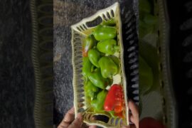 मिर्ची की ये  रेसिपी आप अकेले ही खा जाएँगे #shorts #youtubeshorts #viralvideo #trending