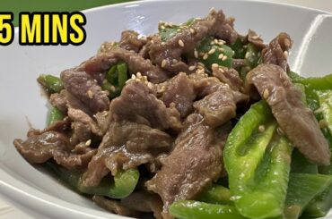 Super-Tender Chinese Pepper Beef Stir-Fry Recipe in Just 15 Minutes!