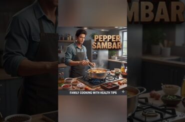 5 Minute Pepper Sambar for Cold & Cough Relief | Easy recipes for dinner #shorts