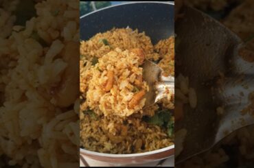 Spicy Pepper Prawn Rice in 15 Minutes | Easy Lunch Box Recipe