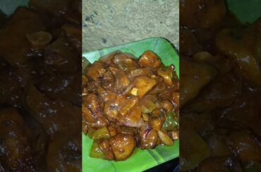 Chili Mushroom🍄🤤#odiavlog #public #vairalvideo #youtubeshorts #minivlogs #myrecipe #chilirecipes