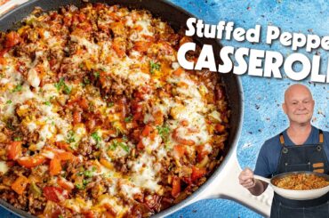 Stuffed Pepper Casserole (So Easy!)