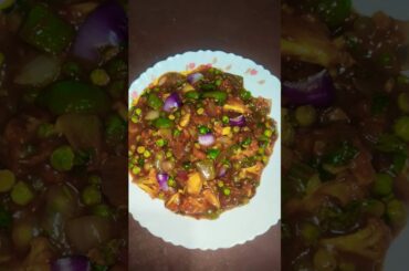 chilli କୋବି ସହ paratha ra combination so yummy 😋#foodie #recipe #tasty