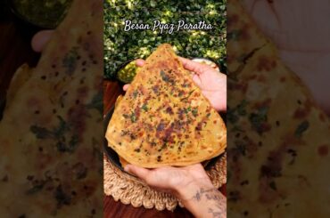इस पराठे को खाकर आप इसके दीवाने हो जाएंगे Besan Pyaz Paratha #recipe #paratha #recipeoftheday