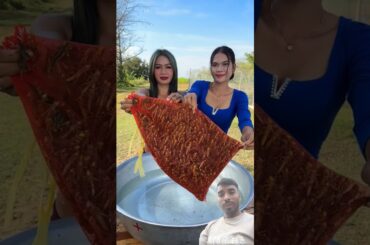 Crispy Recipe with Chili Sauce 😍 Easy & Quick Snack #shorts