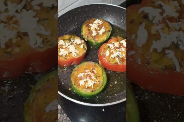 Stuffed Capsicum Masala | Bharwa Shimla Mirch #recipe #trending #shimlamirch #shorts