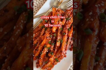 Crispy Chilli Fries #RECIPE #Shorts #fries