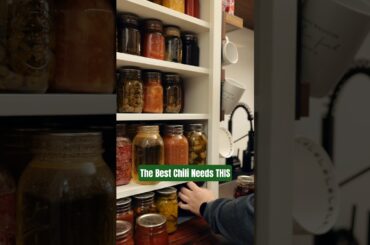 My Secret Ingredient For The Best Chili #homesteadlife #mealprep #chilirecipes