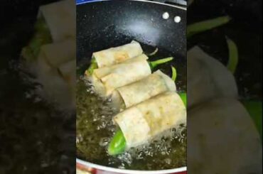 Viral chicken Chilli roll  recipe #shorts #trending #viralvideo