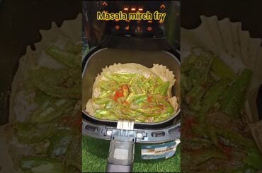 instant masala mirch fry in airfryer#shortvideo #ytstudioes #viral #recipe #trendig #airfryer #chili