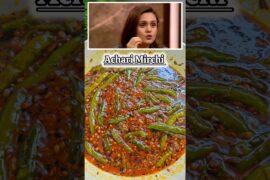 MasterChef Style Achari Mirchi Recipe #shorts #masterchef #chilli #pickle