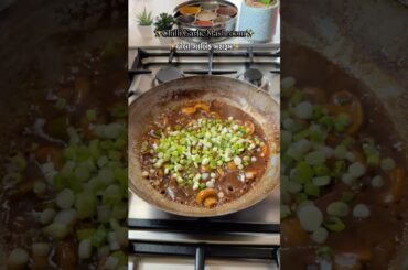 ✨Chilli Garlic Mashroom✨ #mashroom #chilligarlic #streetfood #trending #recipe #viral #follow #food