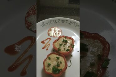 Delicious Bell pepper omelets.