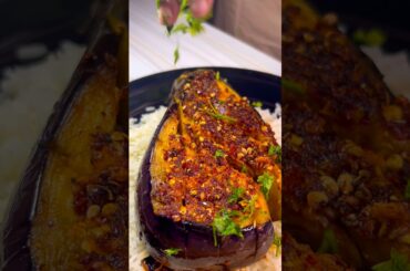 Viral Garlic Chilli Brinjal Fry ASMR #shorts #viralshorts #viral #trending