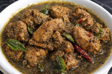 Pepper Chicken Recipe | Pepper Chicken Gravy Dry Style | Chicken Milagu Varuval
