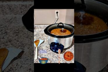 Crockpot Chili 🌶️🫘🍅