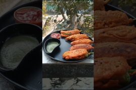 Ramzan special recipe/mirch pakoda/stuffed mirchi k pokoda #recipe #ramzan #shortsviral