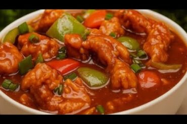 Spicy Chicken Chili Recipe 🌶️🔥| Restaurant Style at Home@easratfoodie18#spicy Chicken chilli Recipe