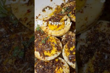 🔥 Egg Pepper Fry in 5 Minutes | Spicy & Tasty Egg Recipe