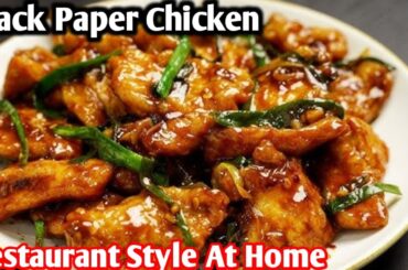 “Ultimate Black Pepper Chicken Recipe | Juicy & Flavorful! Restaurant-Style Black Pepper Chicken