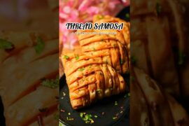 THREAD SAMOSA 😍🔥 #shorts #snacks #youtubeshorts #recipe #food
