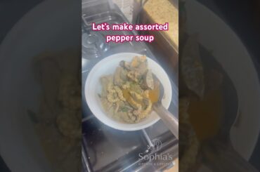 Nigerian Assorted pepper soup #shorts #peppersoup #viralvideo