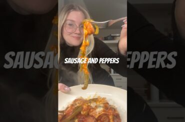 Sausage and peppers!! #sausageandpeppers #30minuterecipes #recipe
