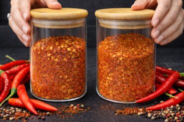 Homemade Red Chili Flakes – Better Than Store Bought! | Tracy Tips