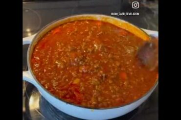 Low Carb Chili #recipe #lowcarb #loseweight #cooking #lowcarbrecipes