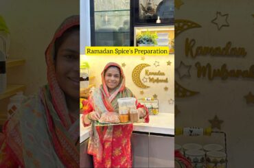 Ramadan Spice’s Preparation ✨❤️ #afrozkitchen #ytshorts #ramadanspecial #ramadankareem #explore