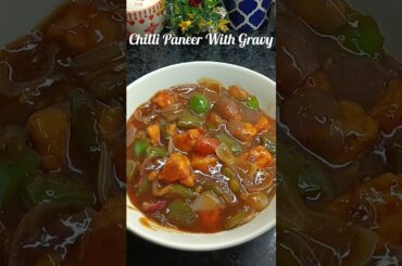 Chilli Paneer Recipe😍Quick and Easy Chilli Paneer Restaurant Style चिल्ली पनीर #shorts#recipe #viral