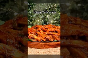 Street Style Crispy Chilli Potato a Delicious Treat #snacks  #recipe #chillipotato #recipe