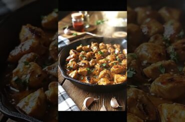 Black Pepper Chicken with Mushrooms Easy Skillet Dinner