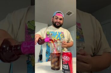 Dr Pepper Cherry Dirty Soda! 🍒 🥤 #soda #dirtysoda #drpepper #recipe #drink
