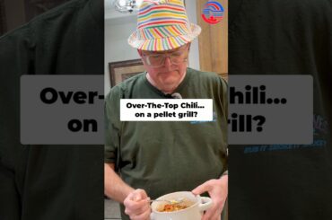 Over The Top Chili on a Pellet Grill 🔥 #shorts