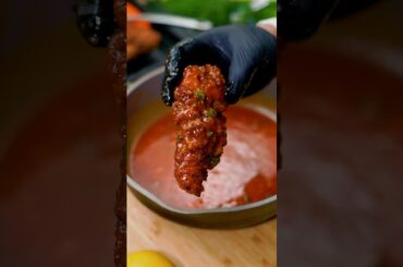 Ramadan Day 1: Garlic Honey Buffalo Tenders. Full recipe is on my site!