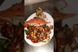 crabs chili😋|#shorts #crabs #cooking #viral #seafood #food