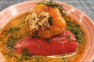 😋 Фаршированные Перцы - Рецепт Классических Перцев ⭐