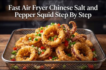 Fast Chinese Salt and Pepper Squid (Air Fryer) Cooking Guide Step By Step