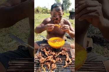 Yummy super crispy grilled frog with chili recipe