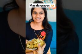 sweet and spicy chatpata masala grapes #masalagrapes #shorts #grapes #reelsindia #recipes