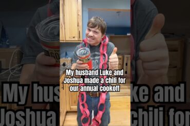 OUR ANNUAL Chili Cookoff #souprecipe #chili #cookoff #justthebells10