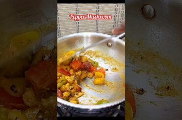 Quick  Mushroom Pepper Fry Recipe|Mushroom Recipes #shorts #viral #viralshorts #mushroom #recipes