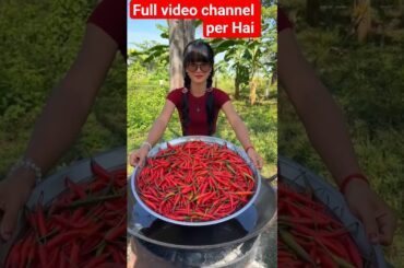 Shrimp crispy with garlic and chili cook recipe 🍤🔥#cooking #friedfood #comedyshorts