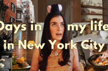 LIFE IN NYC as a 30-year-old! Cooking, a blizzard, hairstyling, jazz & more