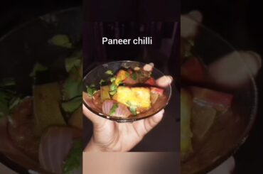 panner  Chilli recipe #food #youtubeshort #shortsfeed @recipe-z6t #recipe