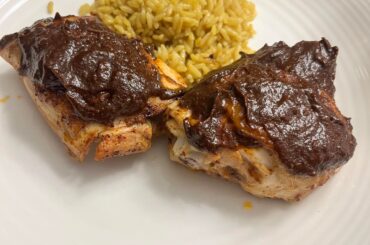 Mole Chicken and Rice