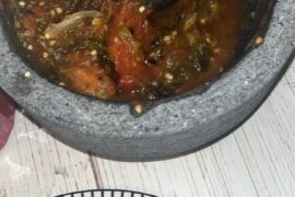 Molcajete Sauce I made this week